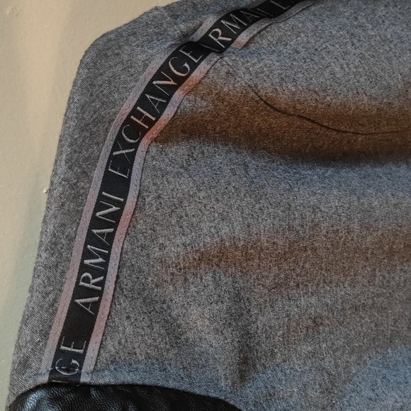 Men Armani Exchange Bomber Sweater Medium-Black - Picture 5 of 7